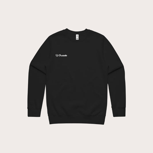 Men's Crew Sweater - Black
