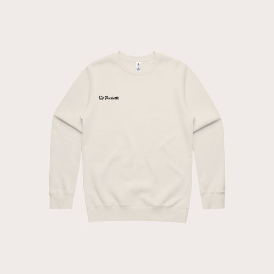 Men's Crew Sweater - Ecru