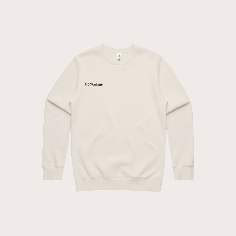 Men's Crew Sweater - Ecru